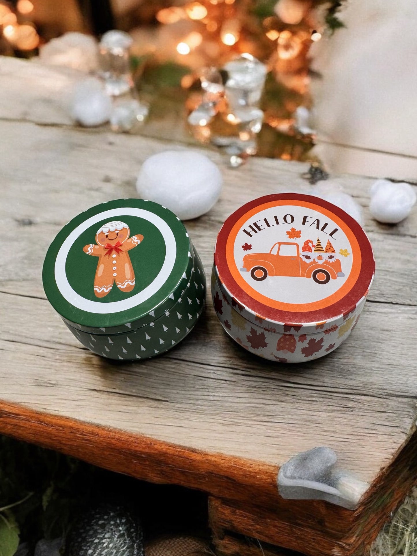 Tin Seasonal Candles