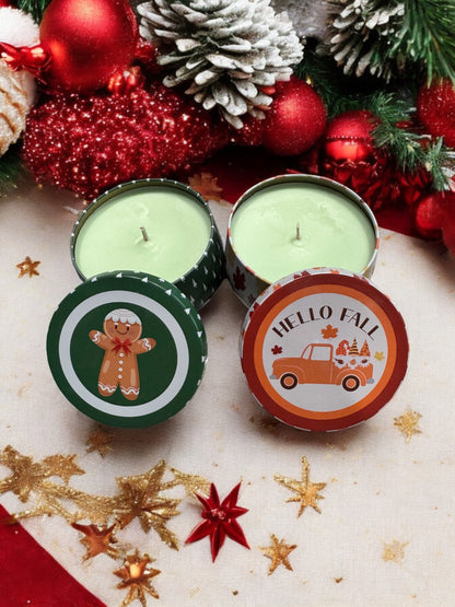 Tin Seasonal Candles