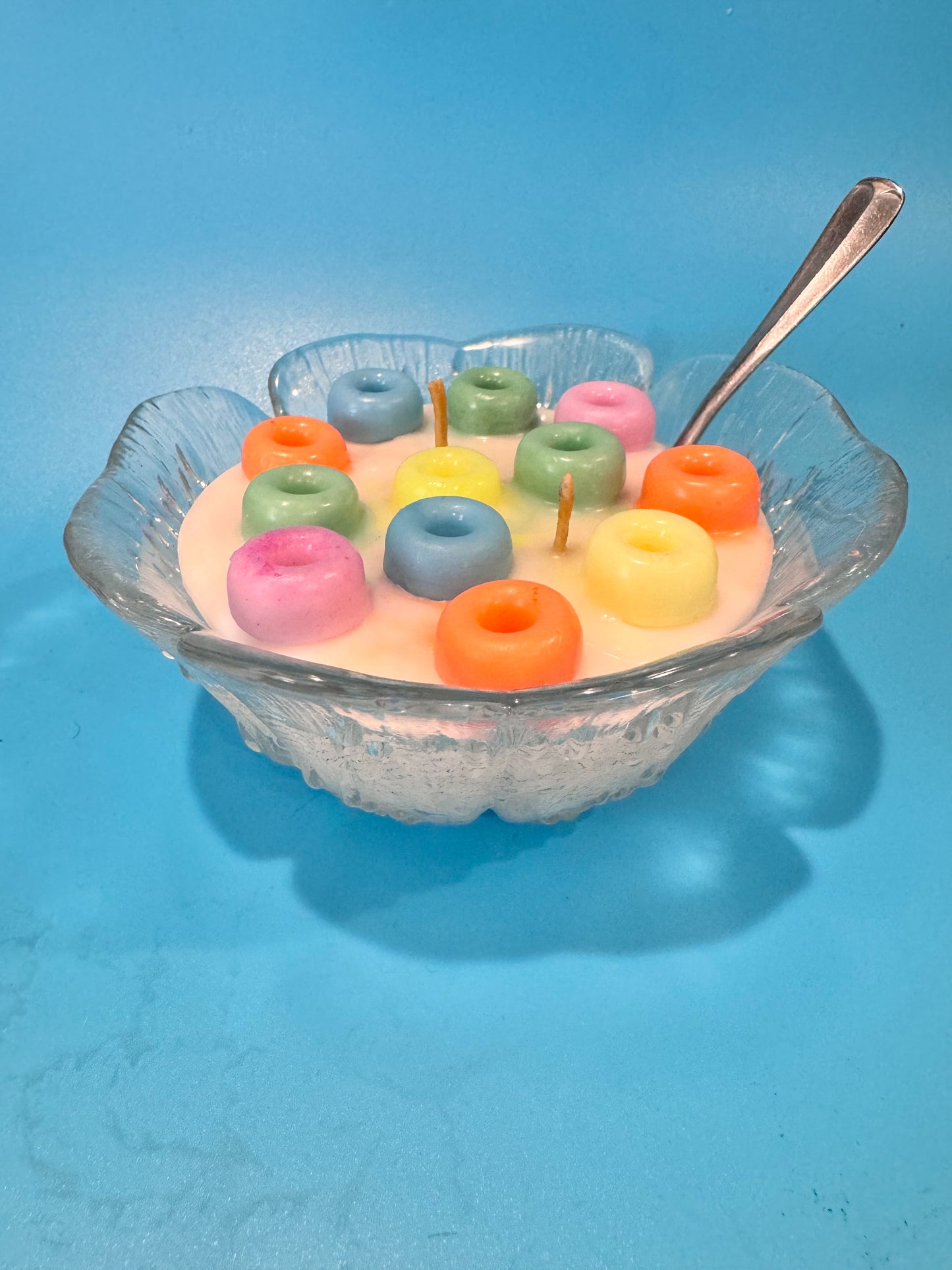 Fruit Loops Cereal Bowl Candle (Made to Order)