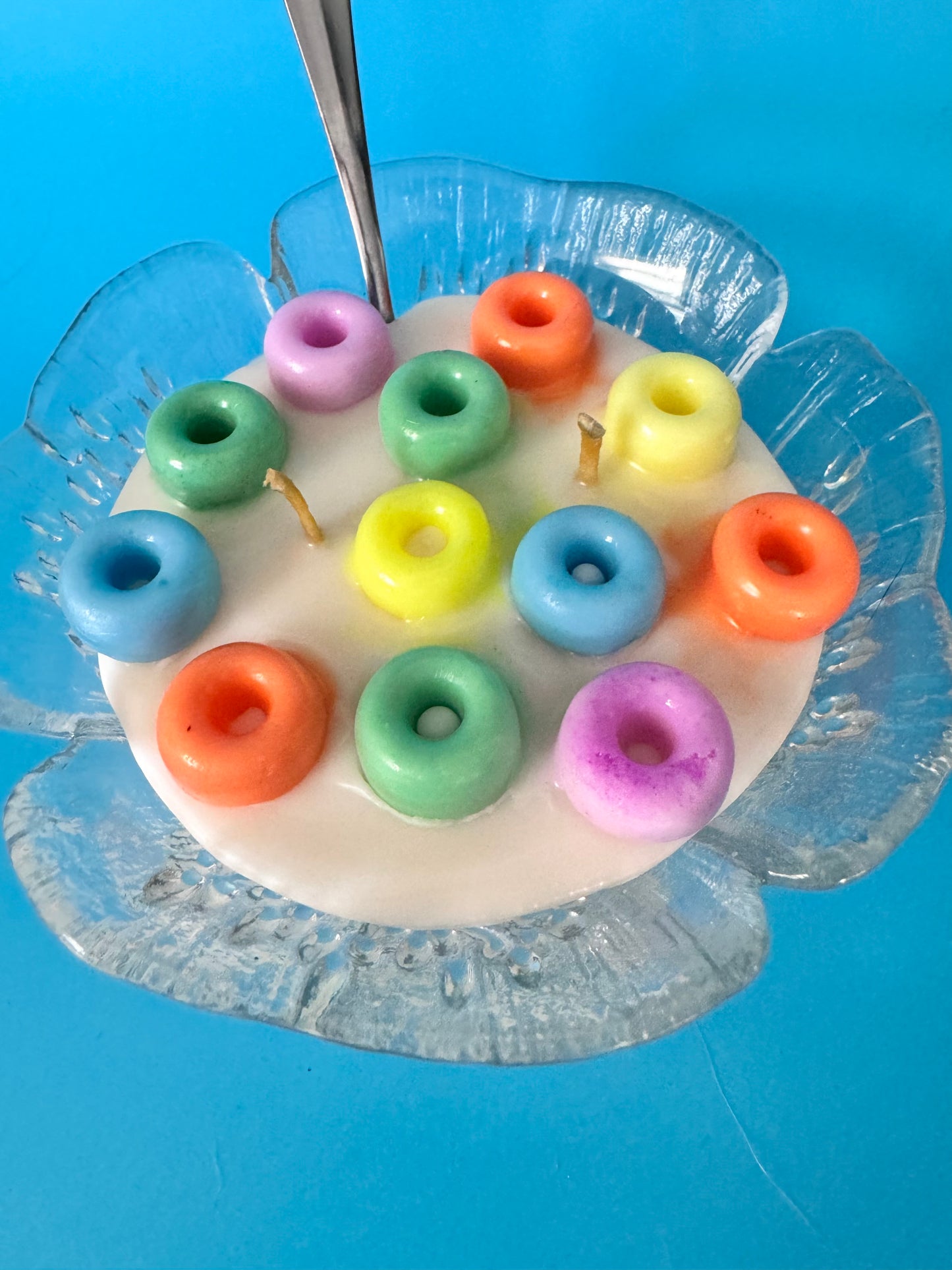 Fruit Loops Cereal Bowl Candle (Made to Order)