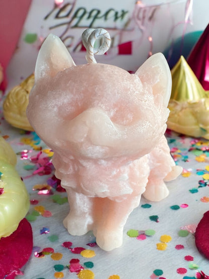 Small Kitty Candle