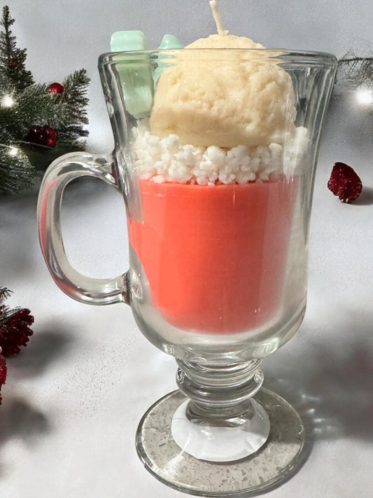 Peppermint Mocha Dessert Candle