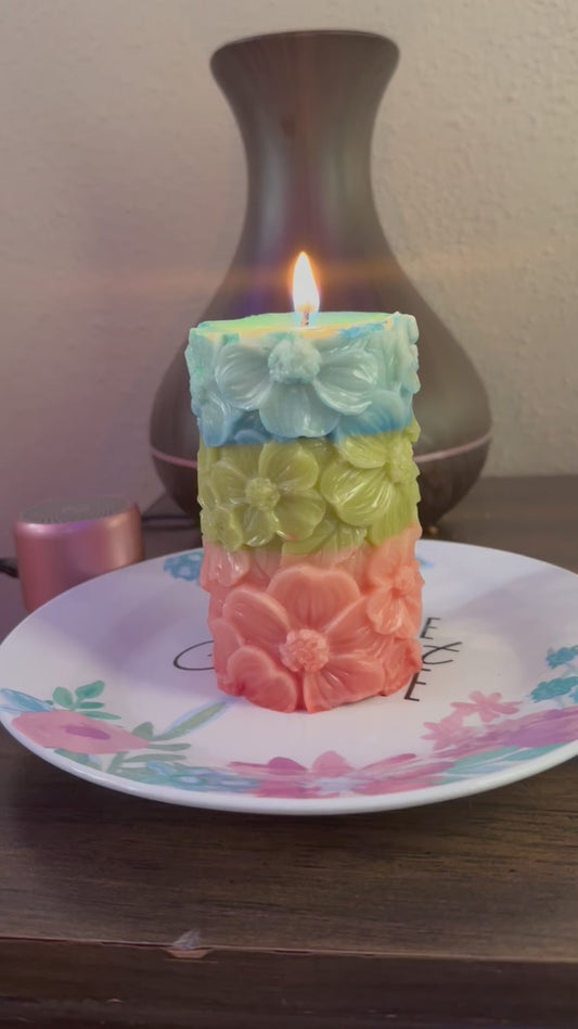 Flower Votive Candles